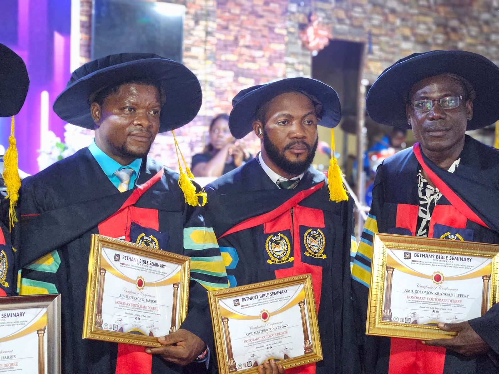 Honourary Doctorate Dr Harding
